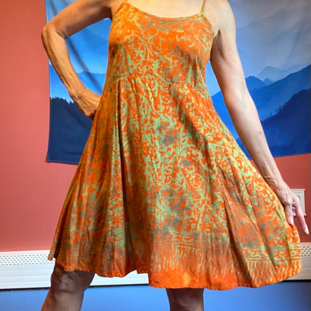 Spaghetti strap sundress